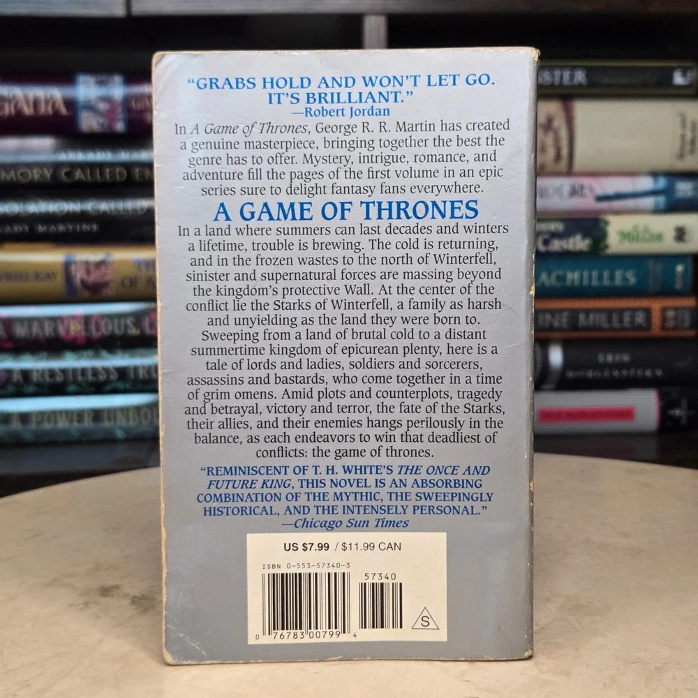 A Game of Thrones by George RR Martin *Rare Jon Snow cover Mass Market PB*